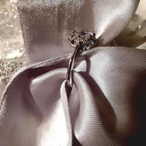 Romantic CZ 925  sterling silver Ring